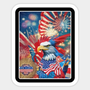 USA Eagle Sticker